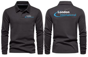 LONDON AIRPORT LONG SLEEVE POLO